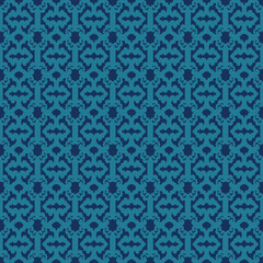 Earthy  and Pastel Tone Traditional Embroidery Art Abstract with Pixel Art Designs for Textile Print