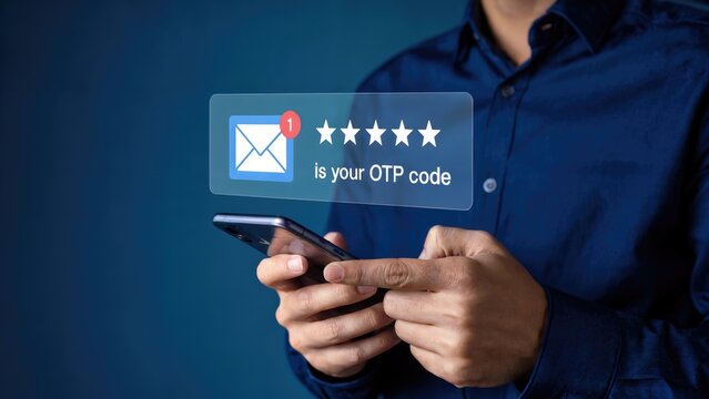 Secure your online account with a quick OTP code verification on your mobile device - Powered by Adobe