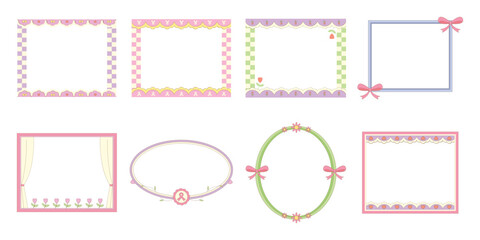 Aesthetic Retro Border Frame