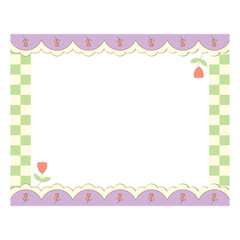 Aesthetic Retro Border Frame