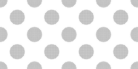 polka dot seamless pattern half tone vector halftone cartoon doodle gift wrapping paper tile background repeat wallpaper scarf isolated illustration