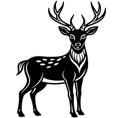 Obraz premium deer vector illustration
