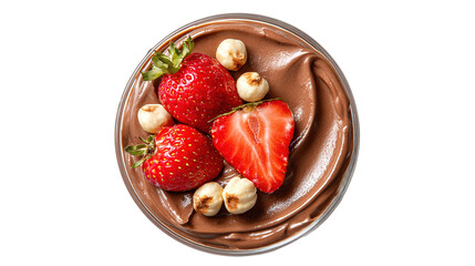 Bowl of fruit salad including kiwi strawberry and pineapple on a marble surface.