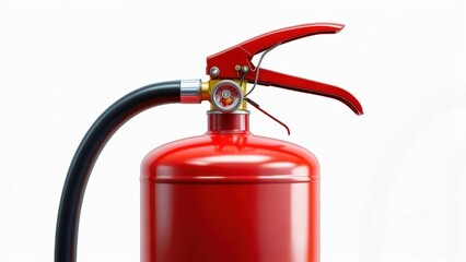 Red fire extinguisher