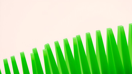 green comb isolated