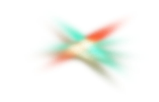 Abstract glowing neon light leals overlay effect, film grain texture with dust scratches, grainy noisy grunge texture effect, color gradient shape glowing, transparent background