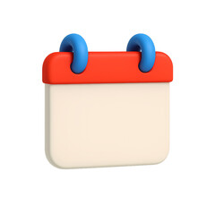 3d calendar icon