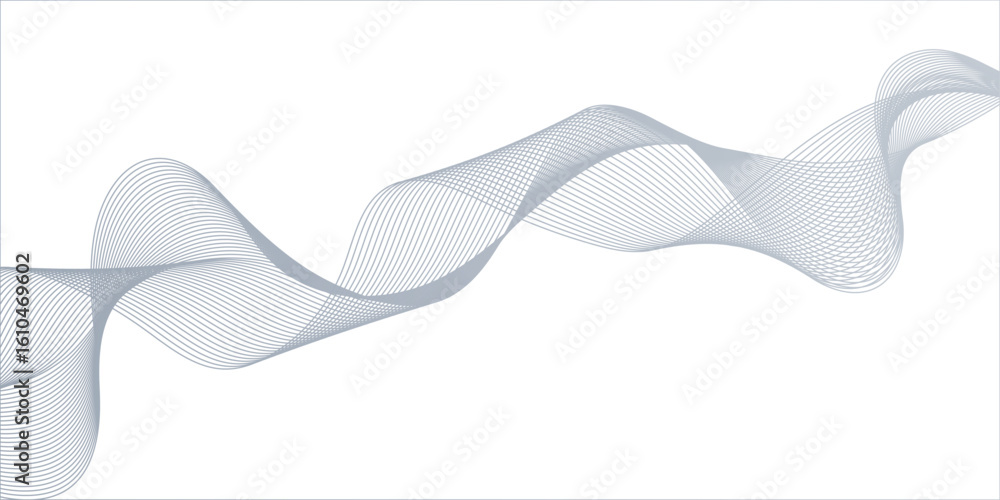 Poster modern abstract glowing wave background dynamic flowing wave lines, abstract fluid holographic iride