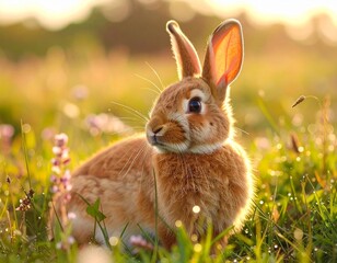 rabbit in the grass