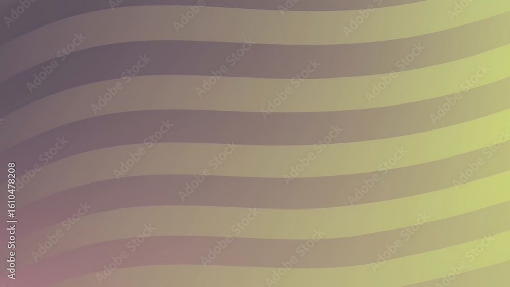 Poster ombre birds berries wavy striped pattern with a smooth gradient from purple to yellow, creating a ca