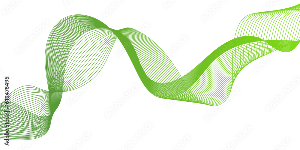 Poster a digital dynamic wave of particles futuristic background, flowing wave pattern composed of multiple