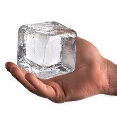 hand with ice