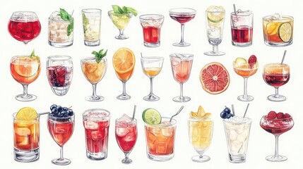 Mixed Drinks: A Colorful Collection