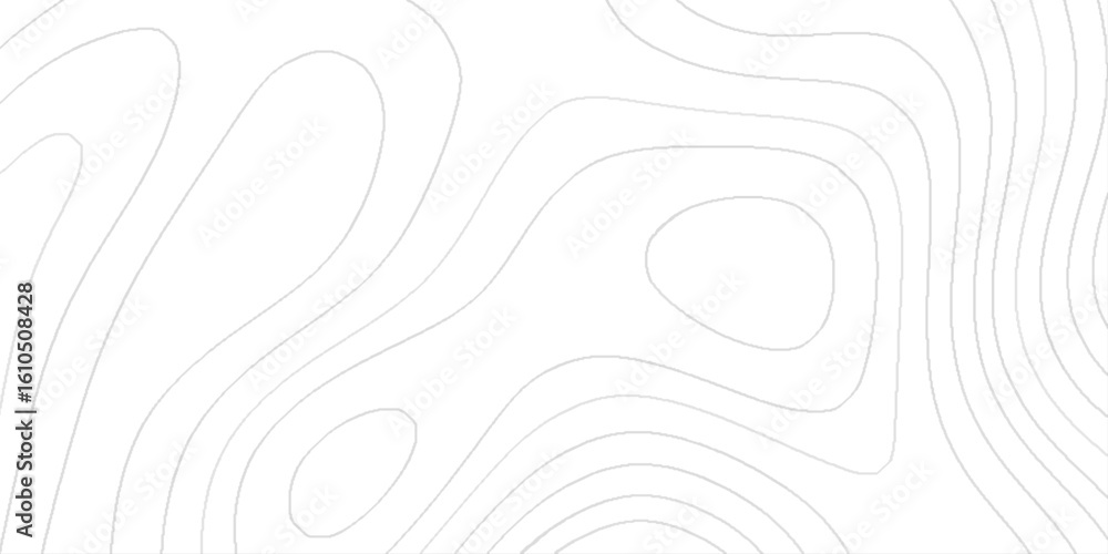 Poster topographic map lines connect points of equal elevation, the image has a very clean minimalist aesth