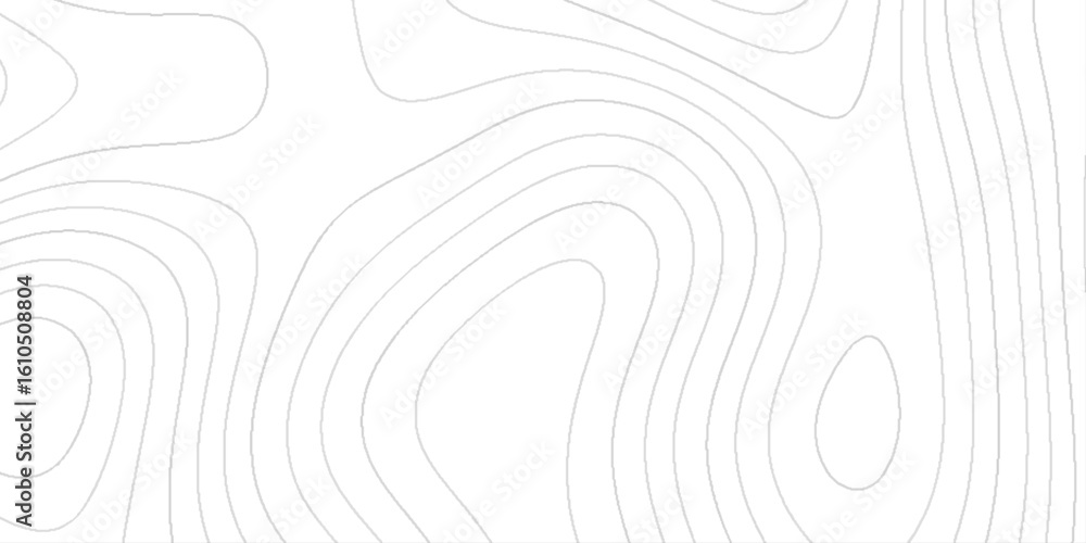 Poster topographic terrain map background with gold lines texture, white wave paper curved reliefs abstract