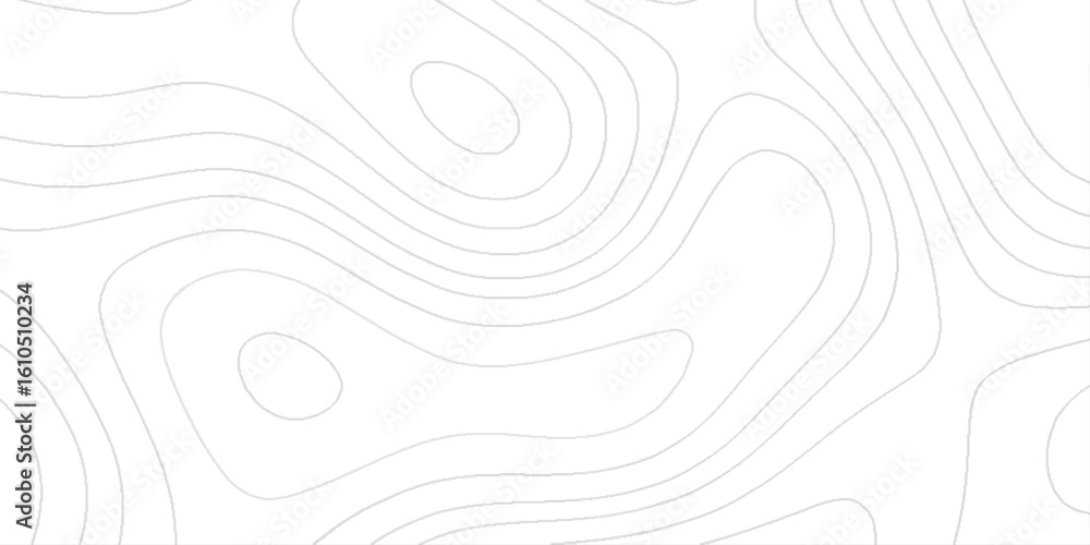 Poster distinct circular shape formed by one of the lines, creating a focal point, he lines form a topograp