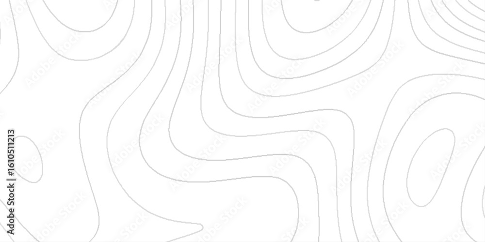 Poster panorama view gradient multicolor wave curve lines topo background, geographic line map with seamles