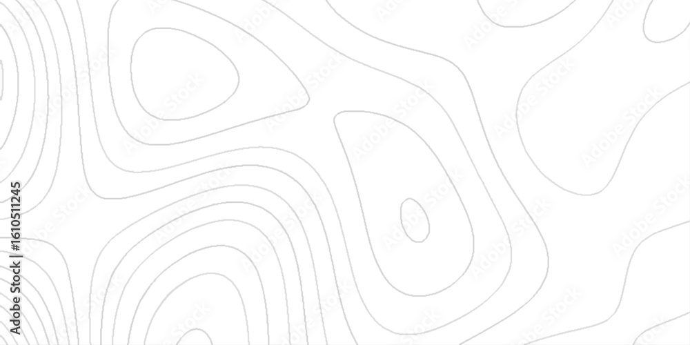 Poster panorama view gradient multicolor wave curve lines topo background, geographic line map with seamles
