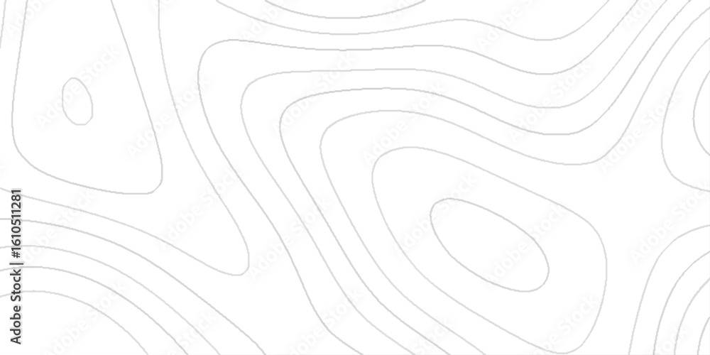 Poster panorama view gradient multicolor wave curve lines topo background, geographic line map with seamles