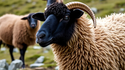 Mayo blackface mountain sheeps