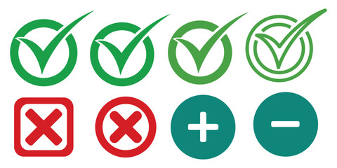 Bright green check mark in a circle, signifying approval, confirmation, or correctness. 