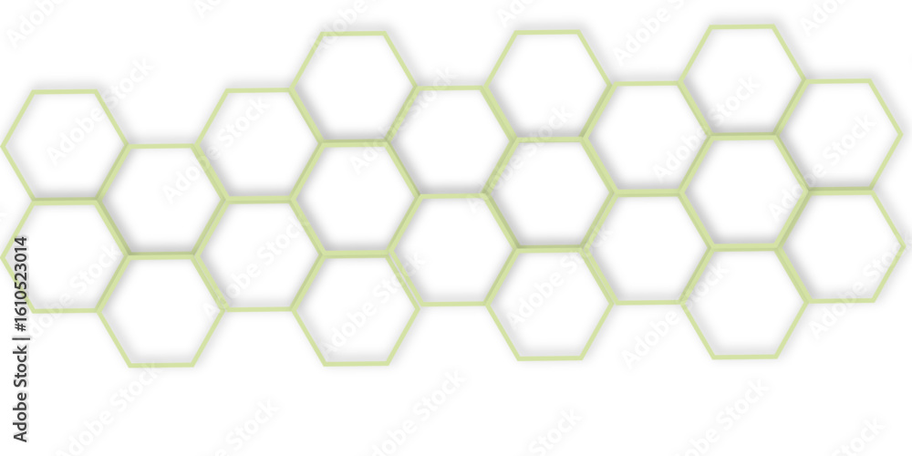 Poster abstract geometric technology 3d colorful hexagon polygonal honeycomb luxury pattern vector backgrou