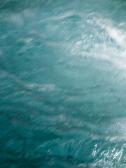 Long exposure image of the river in the forest