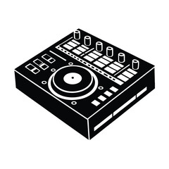 Fototapeta premium DJ mixer vector illustration