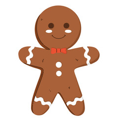 Cute brown Ginger Bread baked for Christmas party