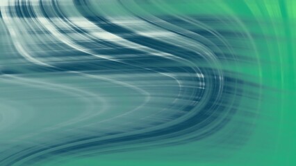 Ombre Emerald Waters Abstract flowing teal and green background featuring curved lines and blurred motion creating a sense of fluidity