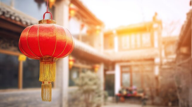 A narrow alleyway with traditional East Asian architecture, wooden structures, tiled roofs,