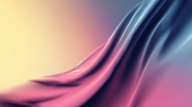 Abstract fabric folds in pastel colors