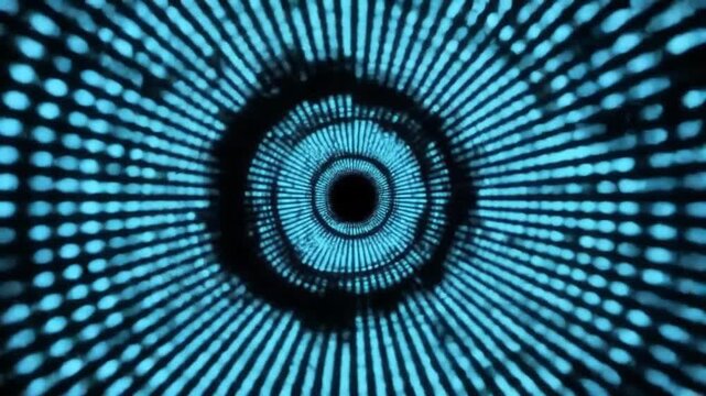 abstract blue background with circles