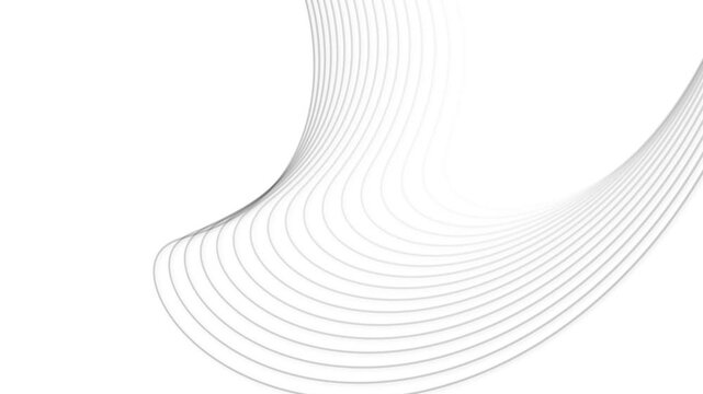 Wavy curve Lines Isolated on gradient background .wave lines .