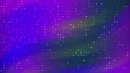 Ombre Abstracts Blink Dot Abstract digital background with purple and blue gradient and pixelated dots for modern design