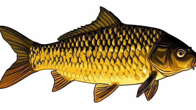 Carp Fish Illustration