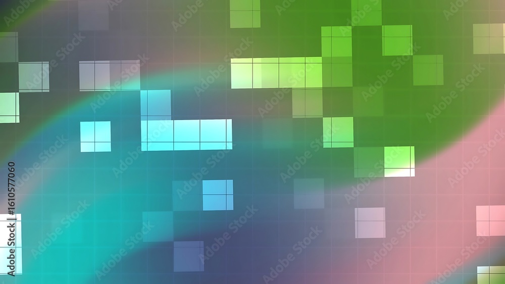 Poster ombre abstracts blink square abstract background features a grid pattern with translucent squares in