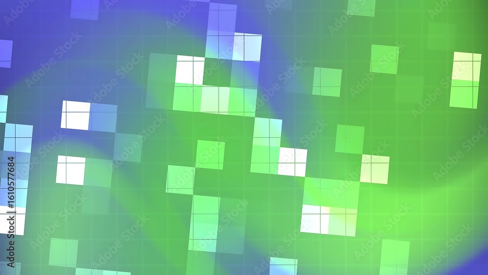Poster ombre abstracts blink square abstract background featuring a grid pattern with squares in shades of 