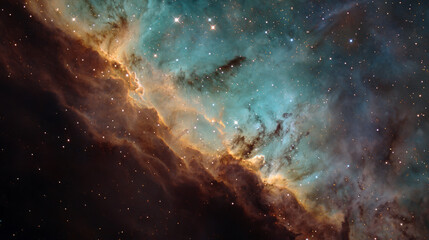 Celestial phenomenon nebula exploration outer space astrophotography cosmic environment wide angle...