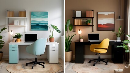 Modern living room interior with fireplace and furniture