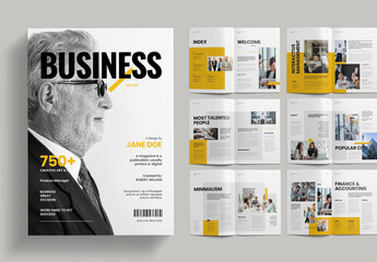 Creative And Business Magazine Layout