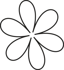 Abstract geometric composition with a prominent central silhouette rendered in a vibrant cmyk color palette and clean lines