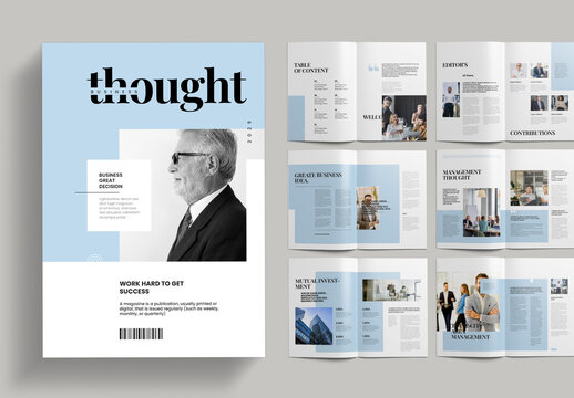 Creative And Business Magazine Layout