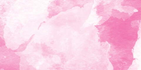 Obraz premium Abstract watercolor design with a soft pastel color palette dominated by shades of pink, The texture resembles a gentle blending of watercolors, with smooth transitions.