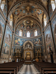 Fototapeta premium Mosaics in interior of Monreale Cathedral