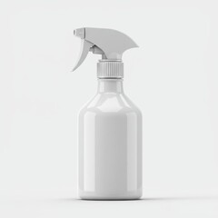 Spray bottle isolated on white background for cleaning, gardening.