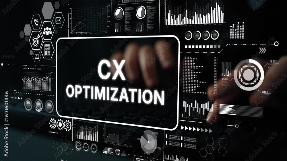 Poster digital user experience enhancement through customer experience optimization techniques and strategi