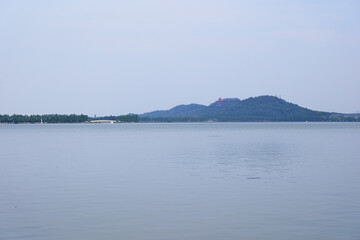 East lake scenic area and Mount Mo in Wuhan, Hubei, China