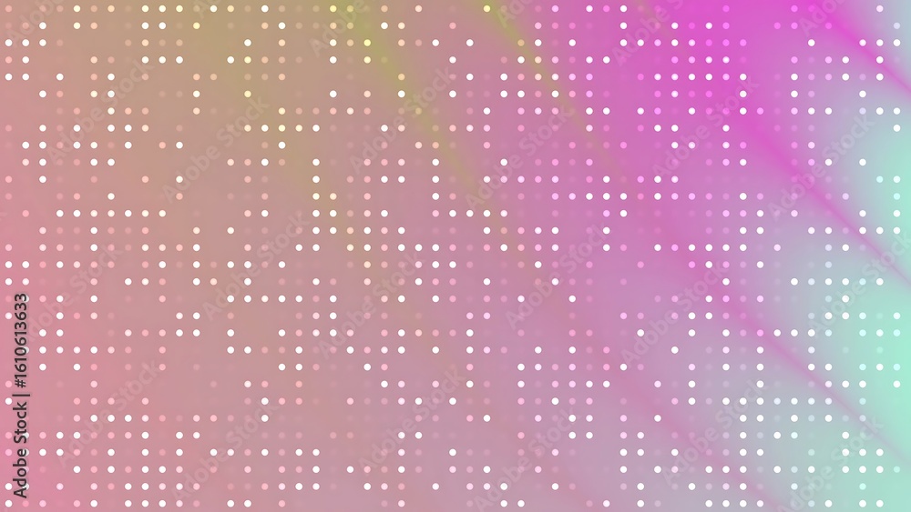 Poster desertcore abstracts twirls blink dot abstract background with a grid of glowing dots over a pastel 