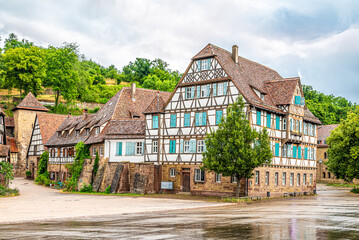 At the Courtyard of Maulbronn monastery in Germany